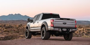 Ford F-350 Super Duty Fender Flares - Rough Country - Defender - Absolute Black - '17-'22 Ford F-350 Super Duty Fender Flares - Rough Country - Defender - Absolute Black - '17-'22